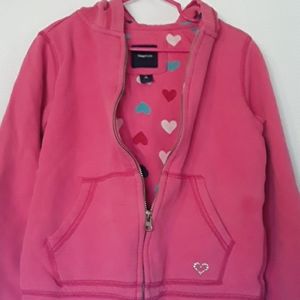 Gap Kids Girls Pink Jacket Hoodie Size 10